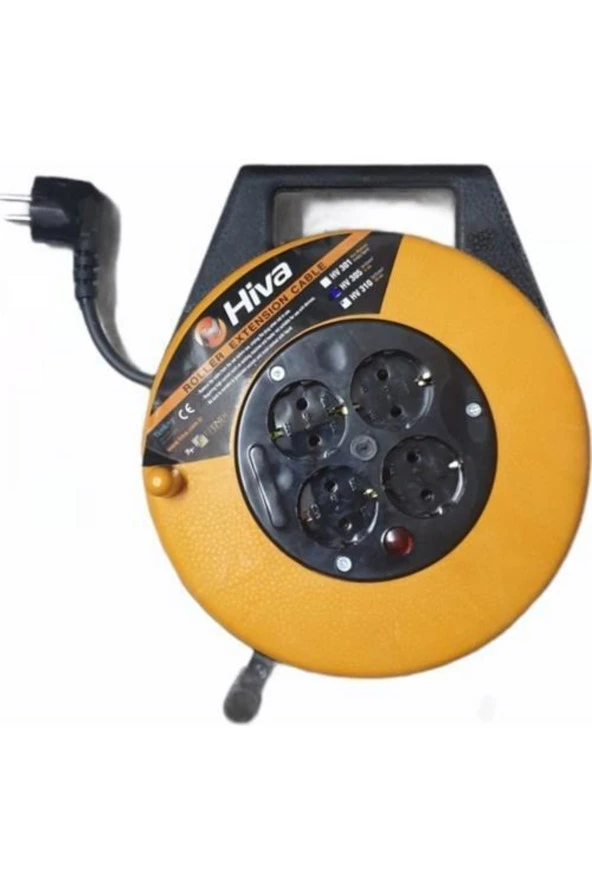 Ara Kablo Makaralı Seyyar 3x1.5 5 Mt ürün görseli 1