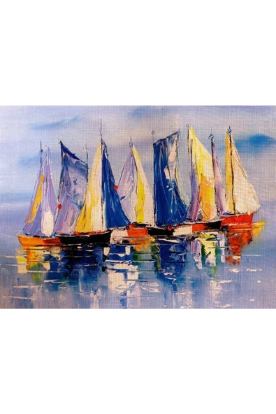 Yelkenli Canvas Tablo (50x70) - Resim 2