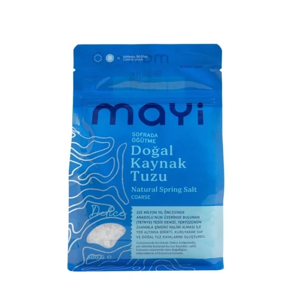 Mayi Tuz Delice Sofrada Öğütme Kaynak Tuzu 500 g e ürün görseli 1