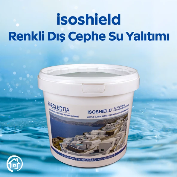 İSOSHİELD SU KESİCİ DIŞ CEPHE SU YALITIM BOYASI 18 KG ürün görseli 1
