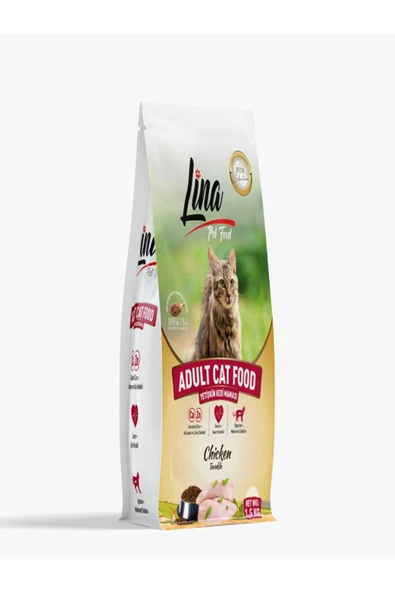 Lina Yetişkin Kedi Maması 1.5 Kg ürün görseli 1