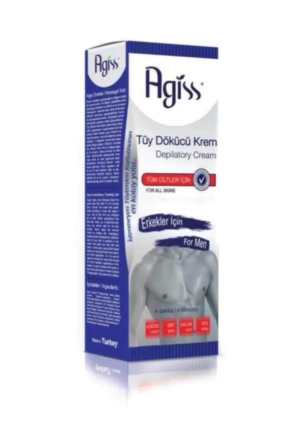 AGISS Erkeklere Özel Tüy Dökücü Krem 100ml For Men ürün görseli 1