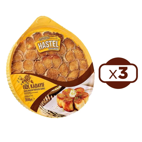 Hastel Gül Kadayıf 350 gr x 3 Adet - Resim 3