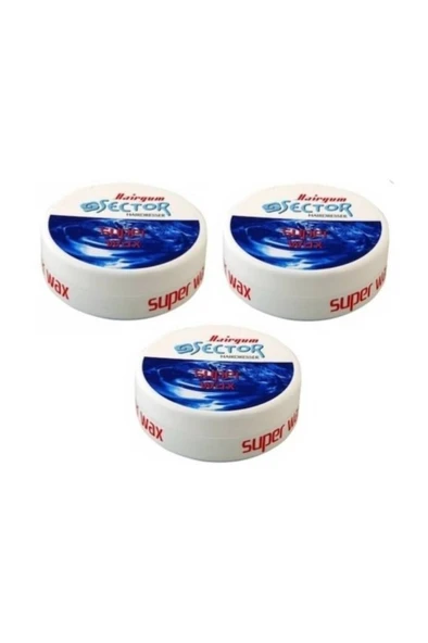 Sector Ultra Strong Super Wax 150 ml 3'lü Set ürün görseli 1