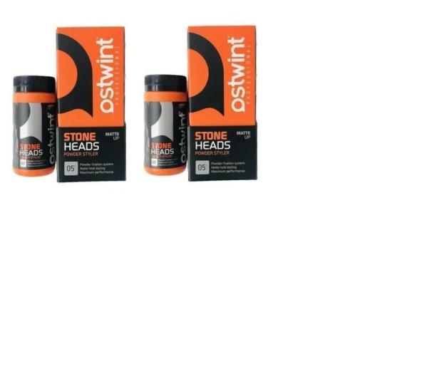 Ostwint Pudra Wax 20ML Turuncu Saç Pudrası Stone Heads No:5 x 2 Ad ürün görseli 1