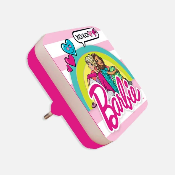 Barbie Desenli Kare Led Gece Lambası ürün görseli 1