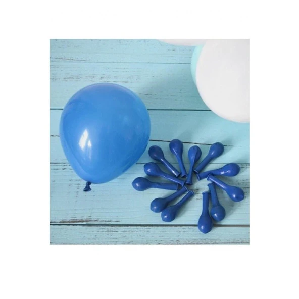 100 lü Balon Pastel Lacivert 6 inc ürün görseli 1