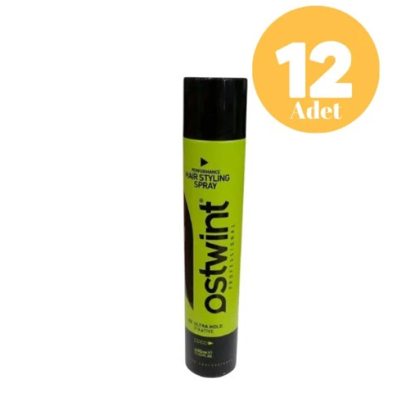 Ostwint Saç Spreyi Ultra Hold Gold 400ml X 12 ürün görseli 1