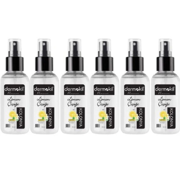 Dermokil Limon Kolonyası Sprey 100 ml X 6 Adet ürün görseli 1