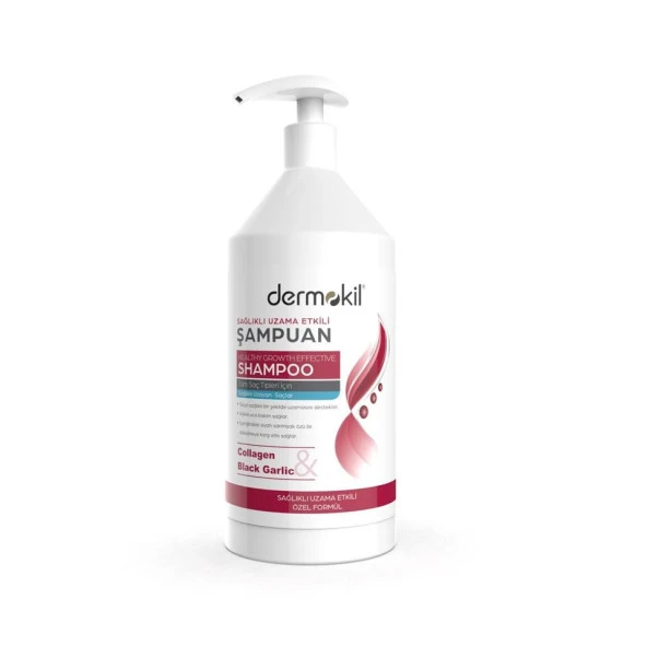 Dermokil Sağlıklı Uzatma Etkili Şampuan 1000 ML ürün görseli 1