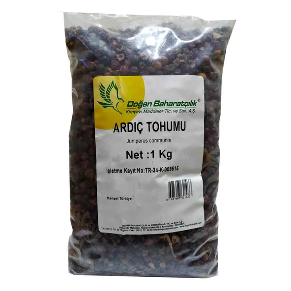 Doğan Baharatçılık Ardıç Tohumu 1KG Doğal Saf Kiloluk Paket ürün görseli 1