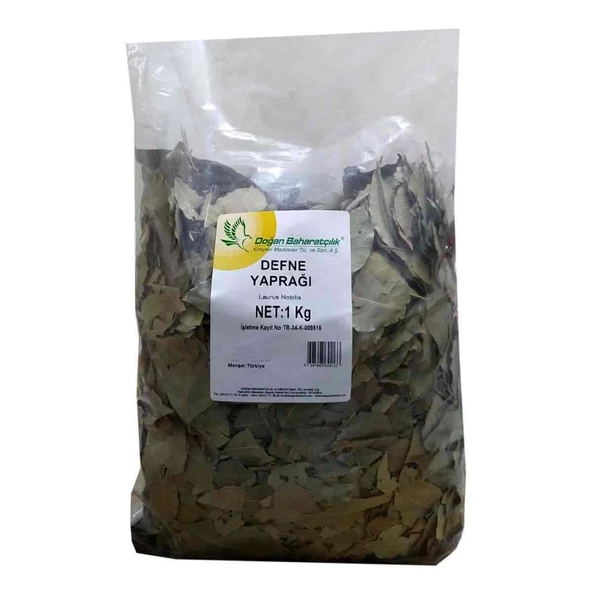 Doğan Baharatçılık Defne Yaprağı 1 Kg Doğal Saf Kiloluk Paket ürün görseli 1