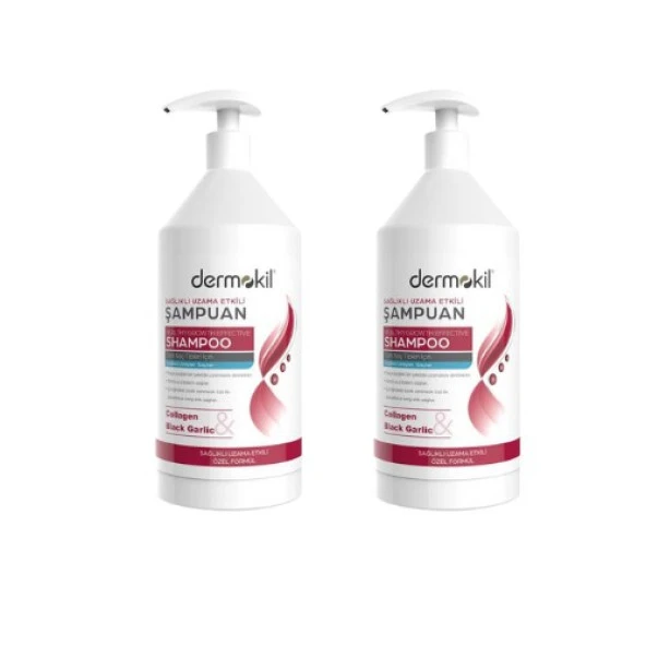 Dermokil Sağlıklı Uzatma Etkili Şampuan Set 1000 ML ürün görseli 1