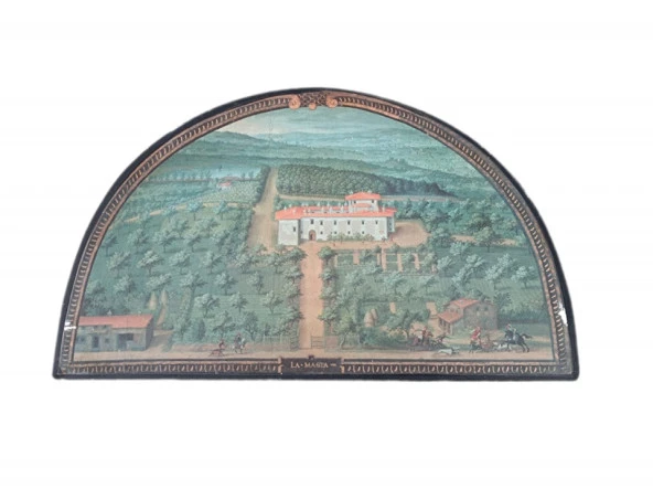 Giusto Utes Villa La Magia Lunette Tablo 59,5x34cm ürün görseli 1