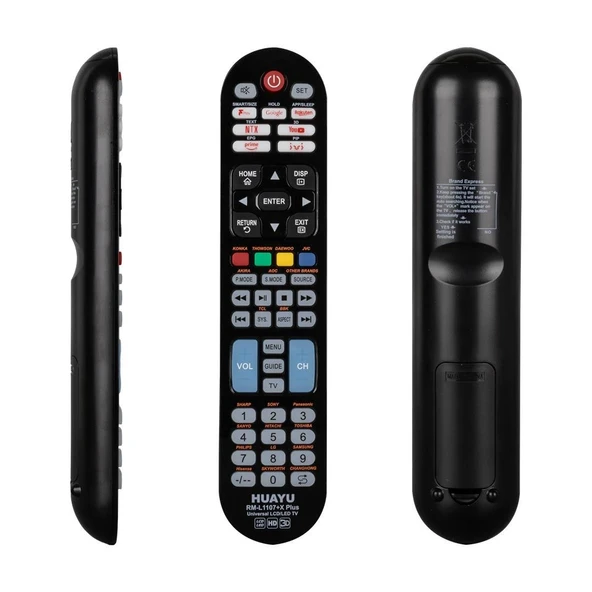 Huayu Kl Rm-L1107 Üniversal Akıllı Kodlanabilir Kumanda Lcd Led Tv Kumandası ürün görseli 1