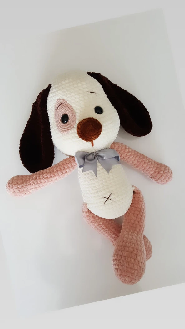 Little Dog Henry Amigurumi Organik Oyuncak ürün görseli 1