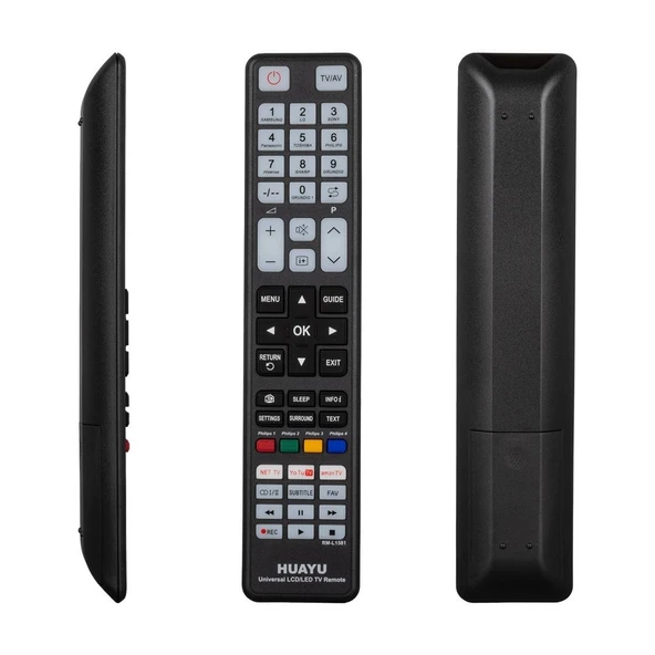 Huayu Universal Akıllı Kodlanabilir Lcd Led Tv Kumandası Samsun Lg Sony Toshina Philips Grundig Sharp Kumanda ürün görseli 1