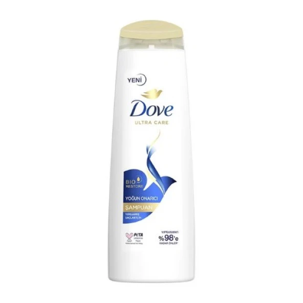 Dove Saç Bakım Şampuanı Yoğun Onarıcı Yıpranmış Saçlar İçin 350 ml ürün görseli 1