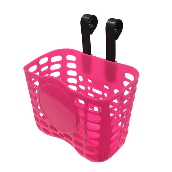 Bisiklet Ön Sepet Plastik Askılı Model 16 - 20 Jant Pembe ürün görseli 1