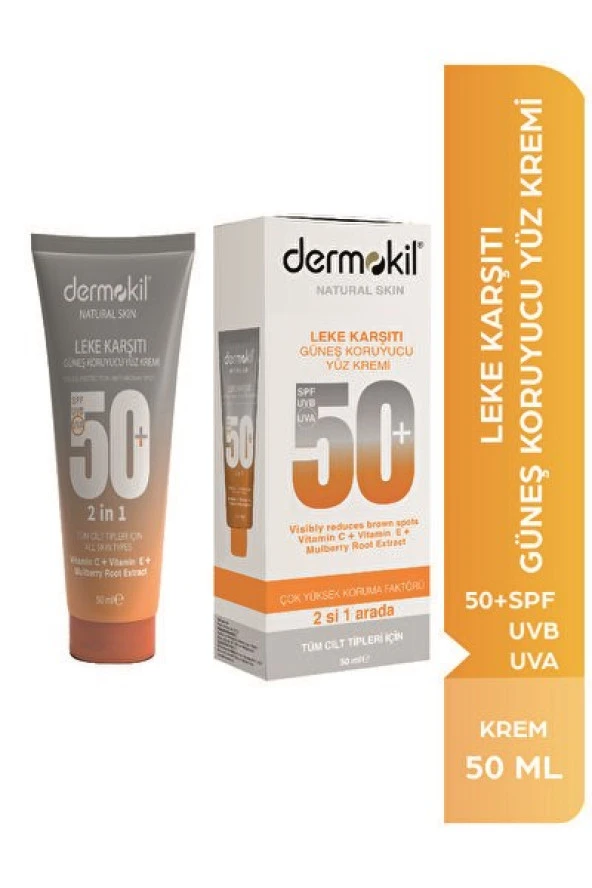 Dermokil Leke Karşıtı Güneş Kremi 50 Spf 50 ml ürün görseli 1