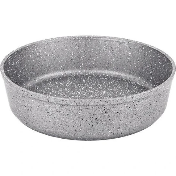 OMS 3411 Granit Yuvarlak Fırın Tepsisi Gri 30 Cm ürün görseli 1