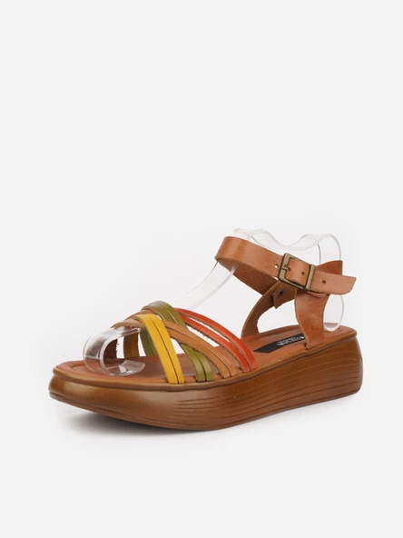 KUUM LONDON Orthopedix K8410 Hakiki Deri Kadın Sandalet ürün görseli 1