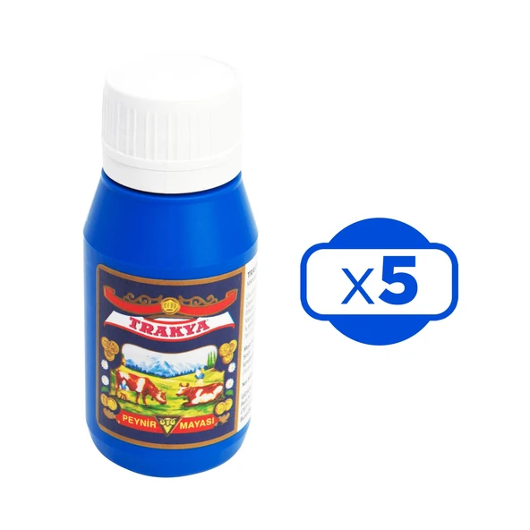 Trakya Peynir Mayası 100 ml x 5 li - Resim 3
