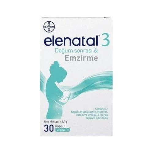 Elenatal-3 30 Film Tablet ürün görseli 1