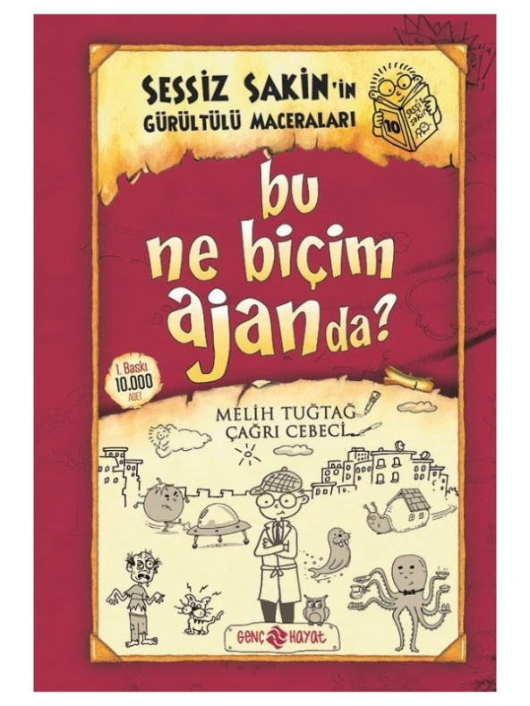 Bu Ne Biçim Ajanda? :Sessiz Sakin’in Gürültülü Maceraları-10 - Melih Tuğtağ ürün görseli 1