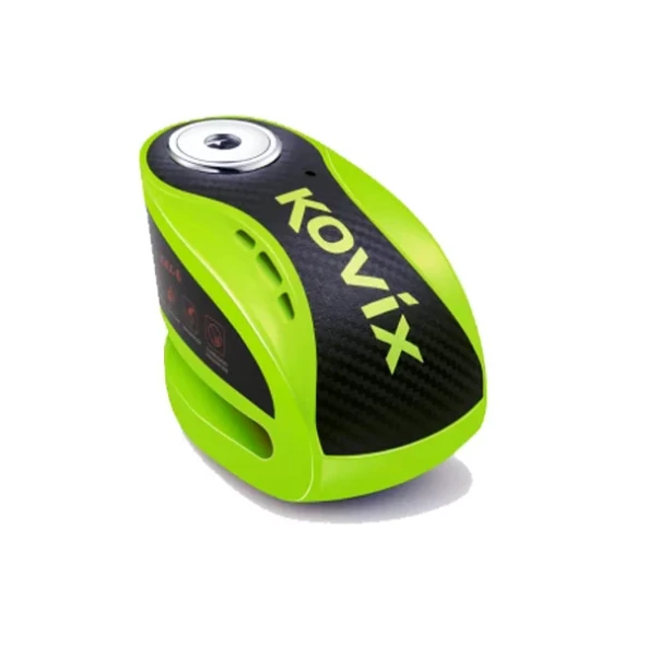 KOVIX KNX10-FG 10MM ALARMLI DİSK KİLİT YEŞİL ürün görseli 1