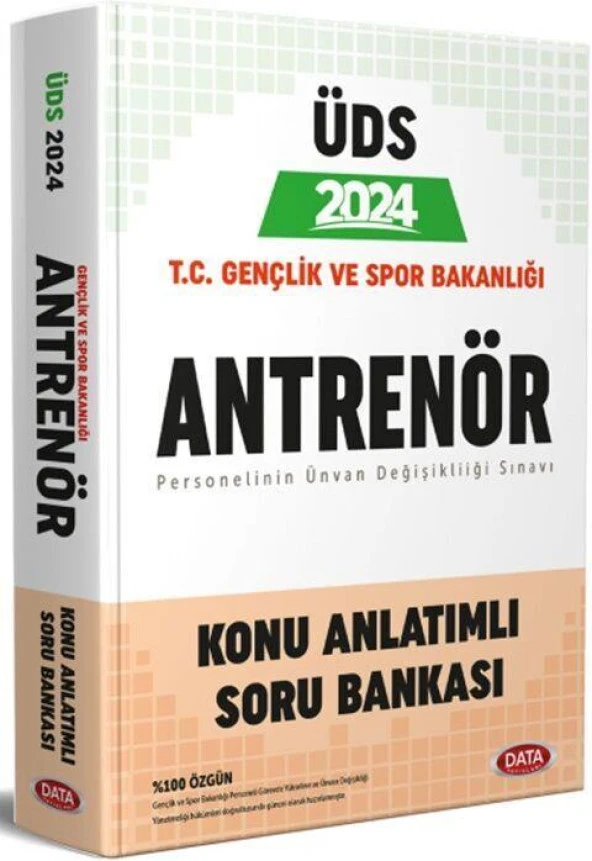 2024 ÜDS T.C. Gençlik ve Spor Bakanlığı Antrenör Konu Anlatımlı Soru Bankası Data Yayınları ürün görseli 1