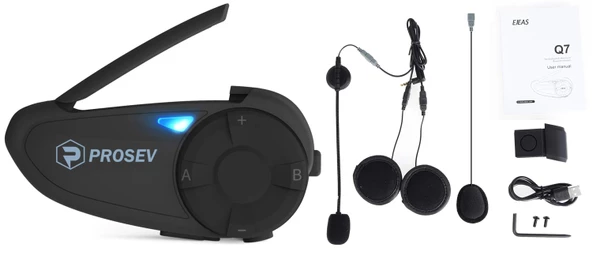 PROSEV Q7 BLUETOOTH VE İNTERKOM ürün görseli 1