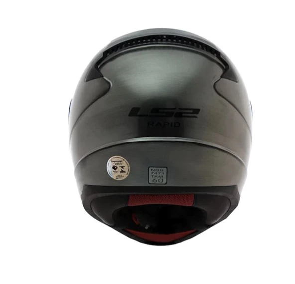 LS2 RAPID JEANS KASK (SİYAH+SEFFAF CAM) - Resim 4