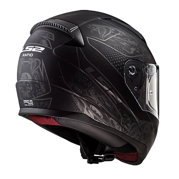 LS2 RAPID CRYPT KASK - Resim 2