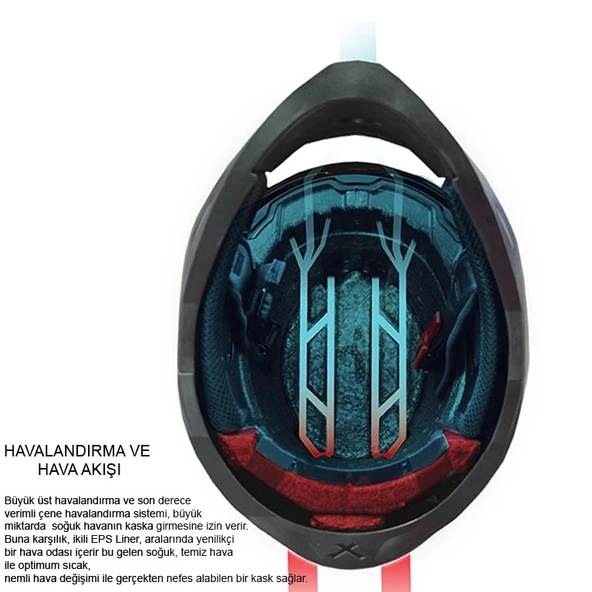 NEXX SX.100 MAT SİYAH KASK - Resim 3