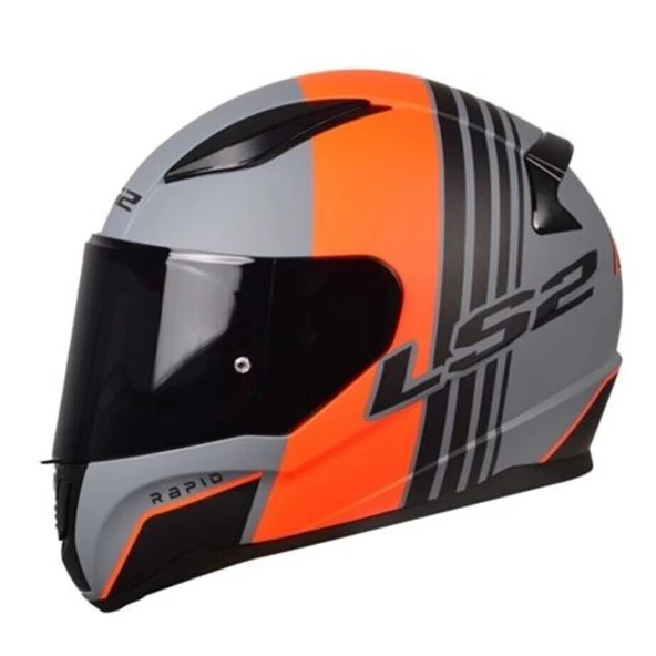 LS2 RAPID MULTIPLY MAT KIRMIZI-NARDO GRİ KASK (SİYAH+BEYAZ CAM) ürün görseli 1