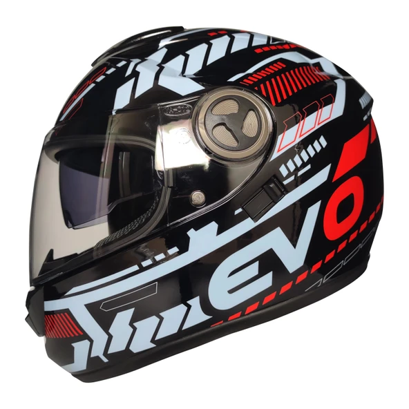 FREE-M 913 EVO RED GÜNEŞ VİZÖRLÜ FULLFACE KASK ürün görseli 1