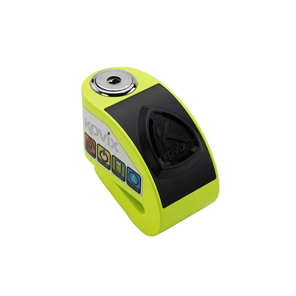 KOVIX KD6-FG ALARMLI DİSK KİLİT NEON SARI ürün görseli 1