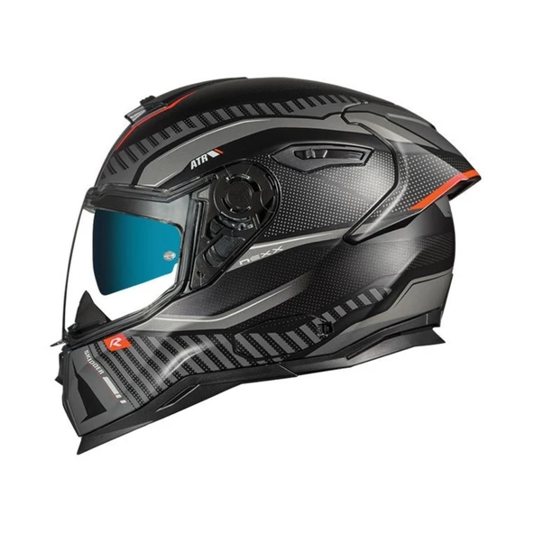 NEXX SX.100R SKIDDER MAT SİYAH-GRİ KASK ürün görseli 1