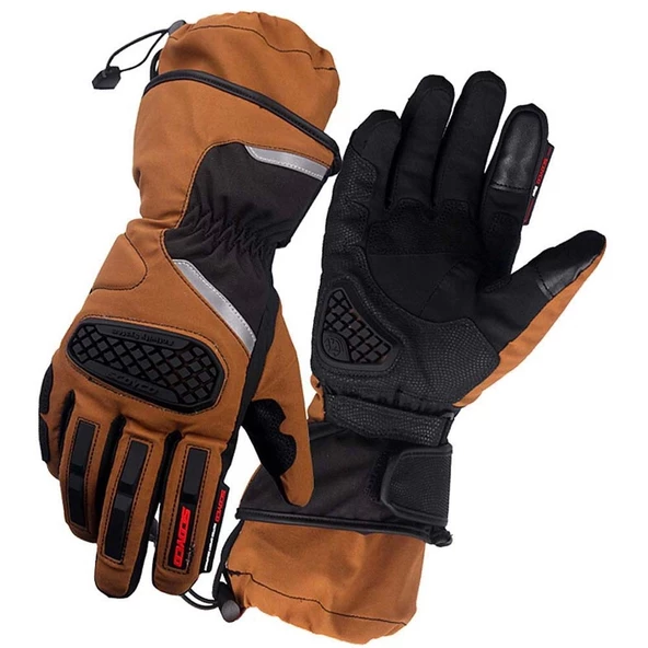 SCOYCO MC48 KEVLAR KIŞLIK ELDİVEN KAHVERENGİ ürün görseli 1