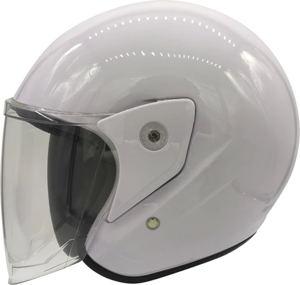 FREE-M F-22 BEYAZ YARIM KASK ürün görseli 1