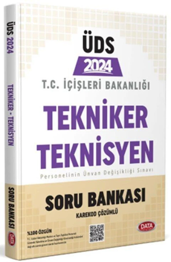 2024 UDS T. C. İçişleri Bakanlığı Tekniker Teknisyen Soru Bankası Data Yayınları ürün görseli 1