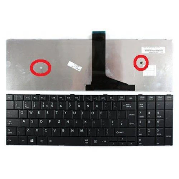 Toshiba Satellite C55-A-1U5 Notebook Klavyesi (Siyah TR) ürün görseli 1
