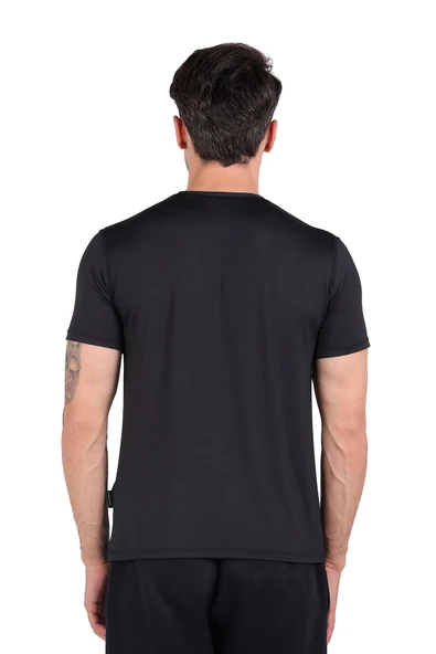 Thermoform Microfiber Kısa Kollu Fanila Siyah - Resim 4