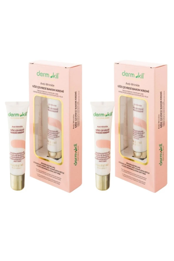 Dermokil Göz Çevresi Bakım Kremi 15 Ml 2'li Set ürün görseli 1