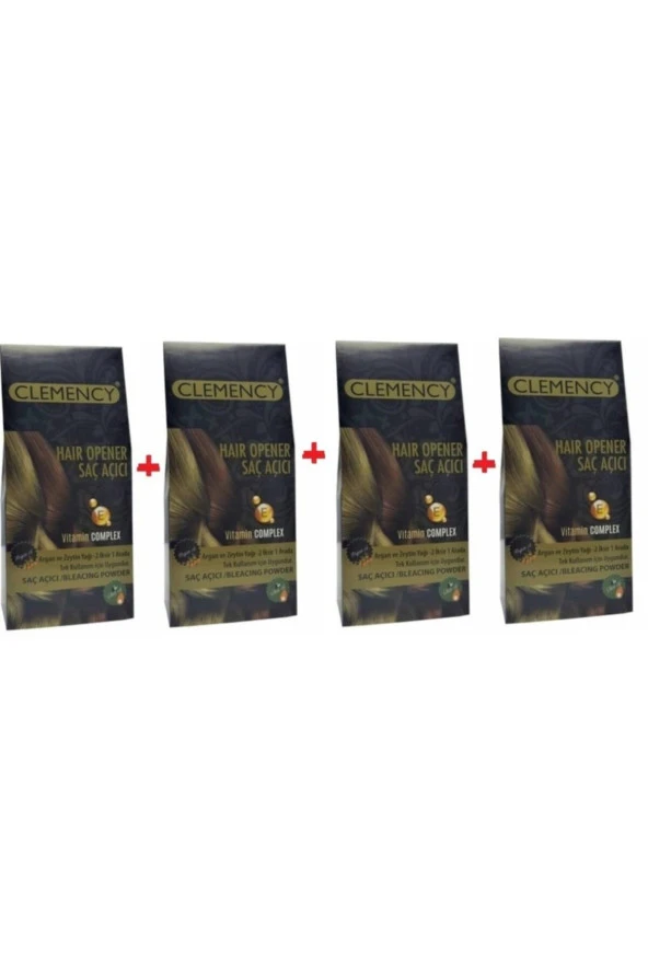 Clemency Bitkisel Içerikli Saç Açıcı Set  X 4 Adet ürün görseli 1