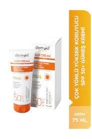 Dermokil Sun Cream SPF 50 Çok Yönlü Yüksek Koruyucu Güneş Kremi (75 ml) ürün görseli 1