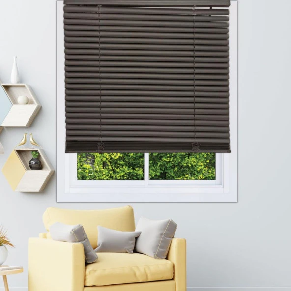 Pvc Jaluzi 25 mm 140x160 cm Ölçülerinde Antrasit ürün görseli 1