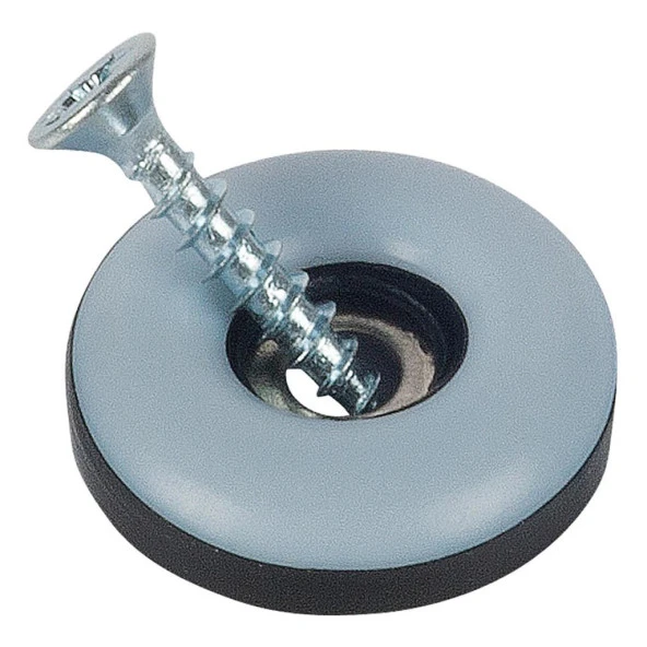 Masa Sandalye Altı Vidalı Kayak Çap 22mm 8 Adet ürün görseli 1