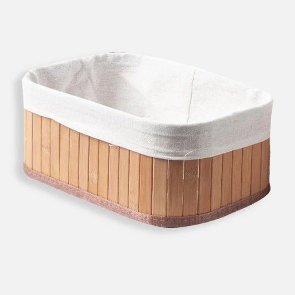 Bambu Katlanır Çok Amaçlı Sepet 40X30X16 ürün görseli 1
